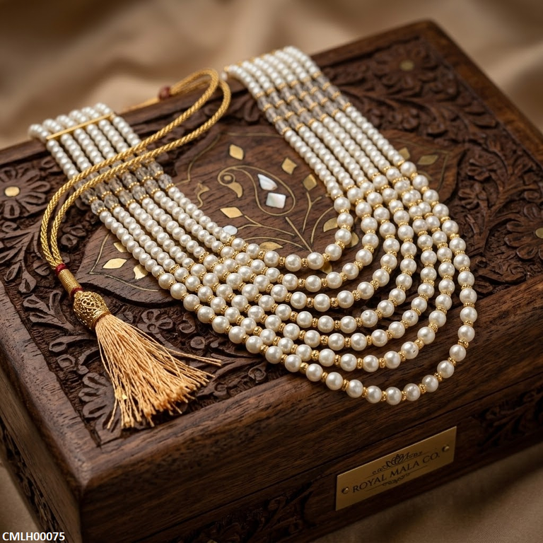 Pearl 7 Layered Mala
