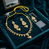 Round Pearl Drop Necklace Set