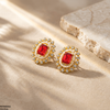 Rectangle Flower Tops Pair