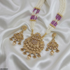 Leaf Pearl Drop Mala Set