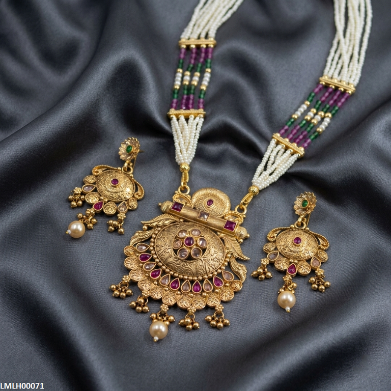 Tear Pearl Drop Mala Set