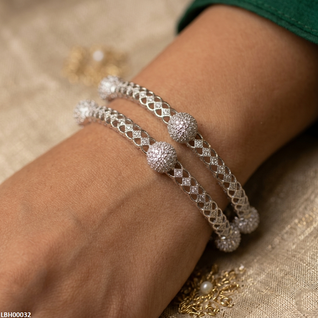 Square Round Bangles Set