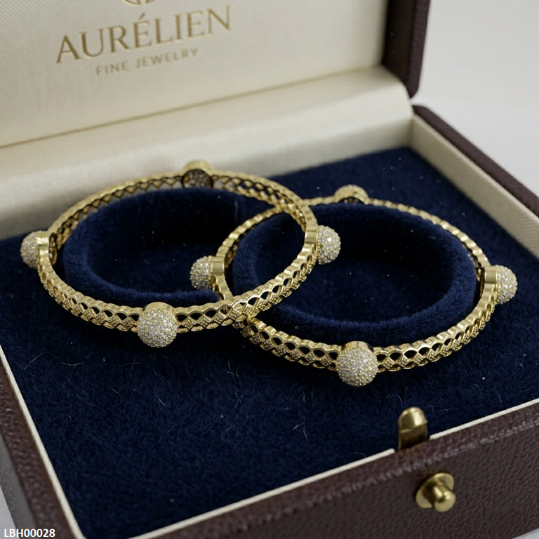 Square Round Bangles Set