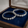Round Stone Bangles Set