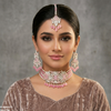 Oval Pearl Drop Choker Set