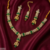 Floral Bell Drop Necklace Set