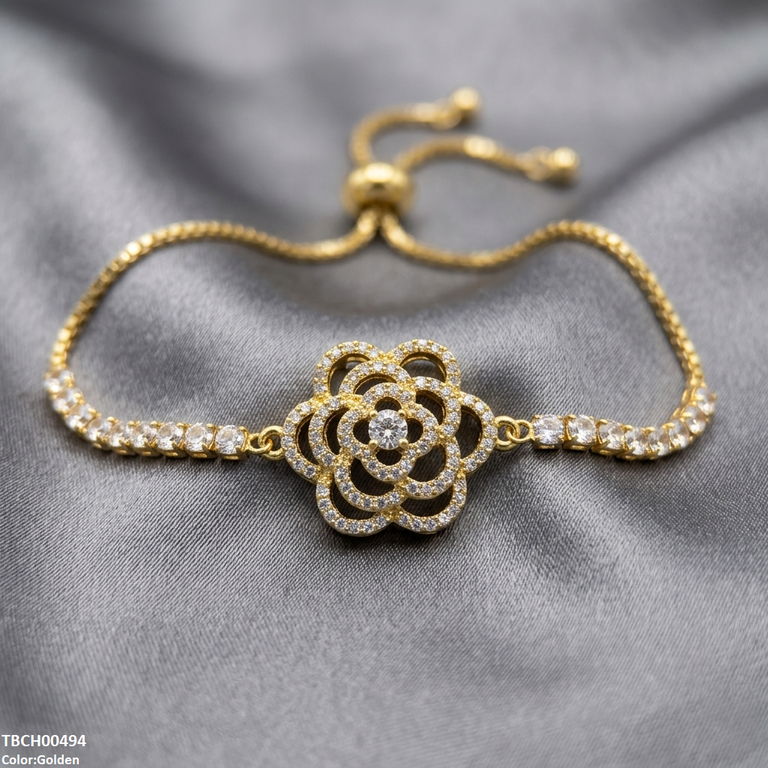 Flower Bracelet Adjustable