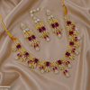 Square/Marquise Necklace Set