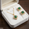 Square Stone Pedant Set