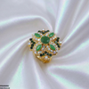 Marquise Flower Ring Adjustable