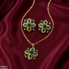Marquise Flower Pedant Set