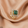 Square Stone Ring Adjustable Ring