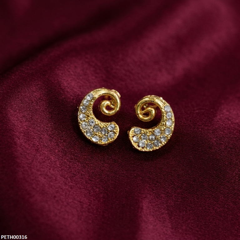Swirl Stud Tops Pair
