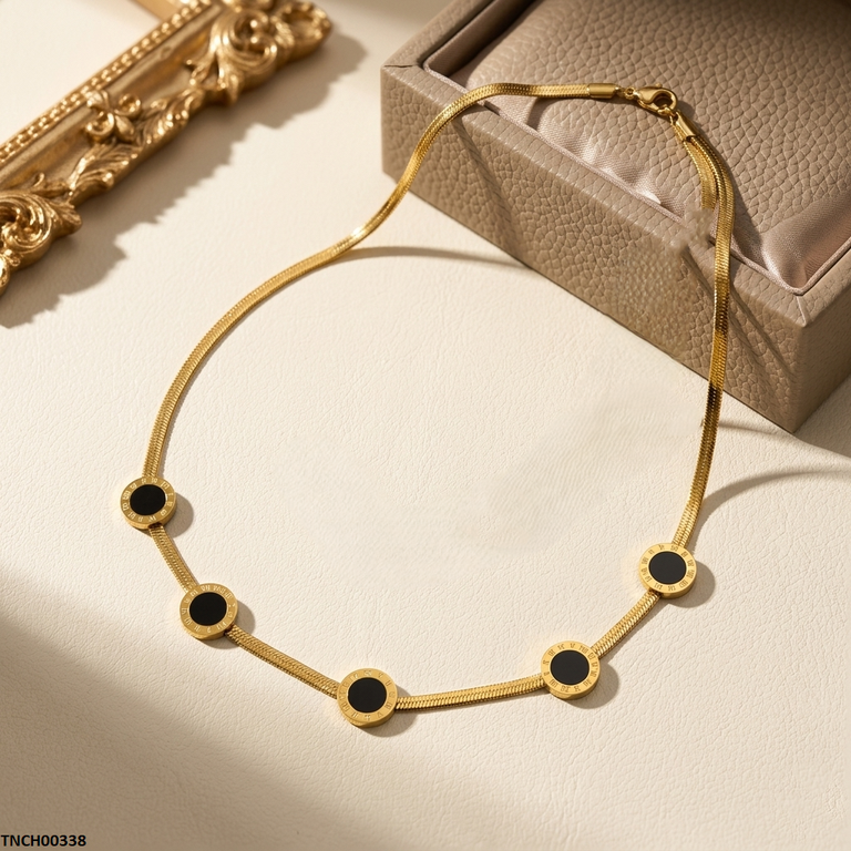 Stainless Steel Round Necklace