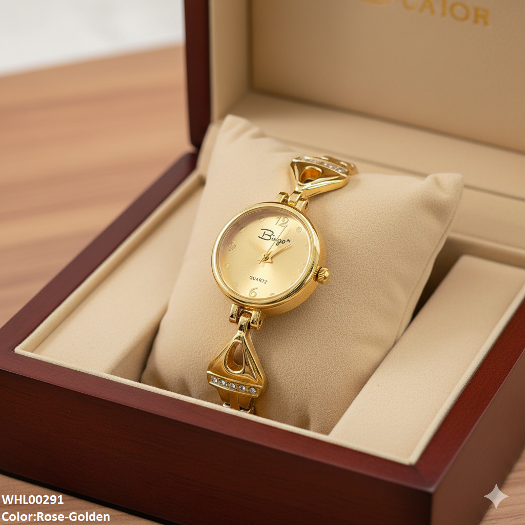 Round Link Chain Watch