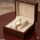 Round Stone Chain Watch