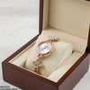 Round Flower Chain Watch