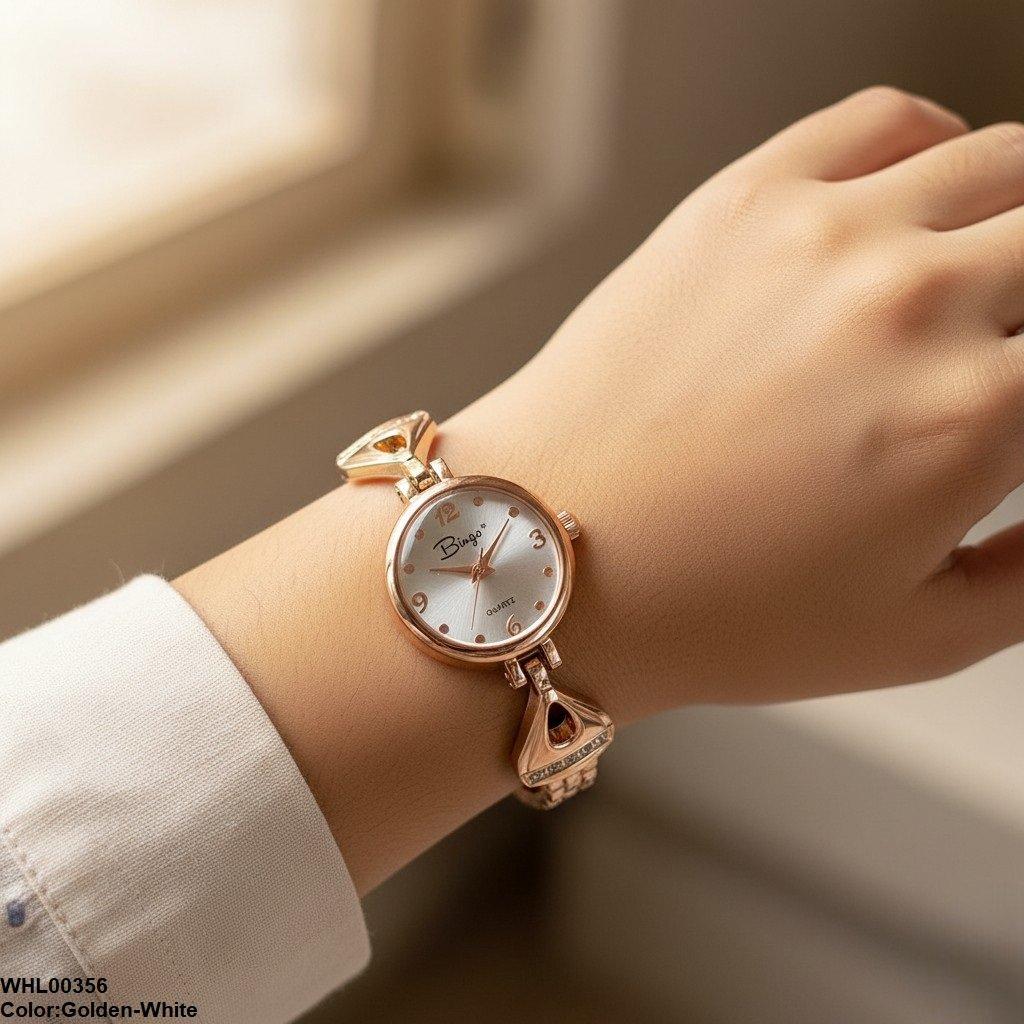 Round Link Chain Women Watch