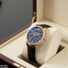 Round Luxe Leather Women's Watch