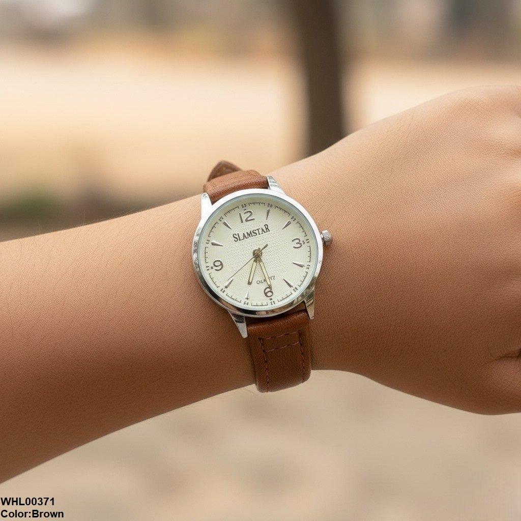 Round Dial Women's Watch