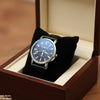 Round Double Stone Dial Women's Watch