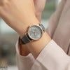 Round Stone Dial Women's Watch