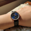 Round Stone Dial Women's Watch