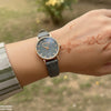Round Stone Dial Women's Watch