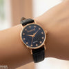 Round Stone Dial Women's Watch