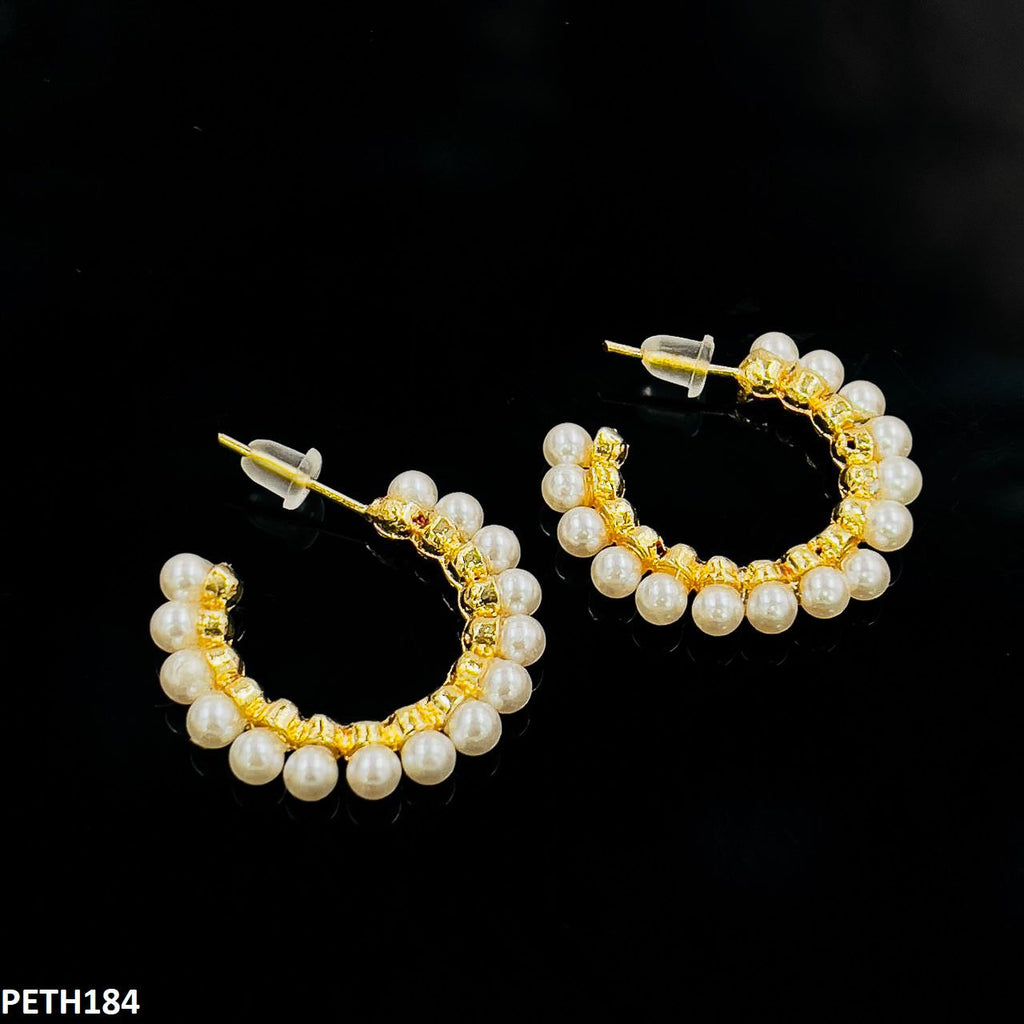 Round Pearl Tops Pair