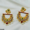 Flower/Pearl Drop Earrings