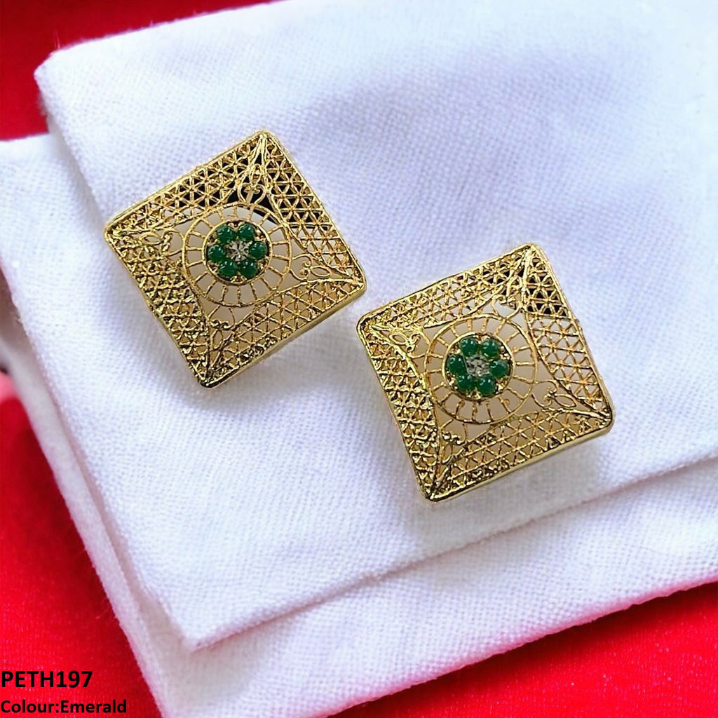Flower/Square Tops Pair
