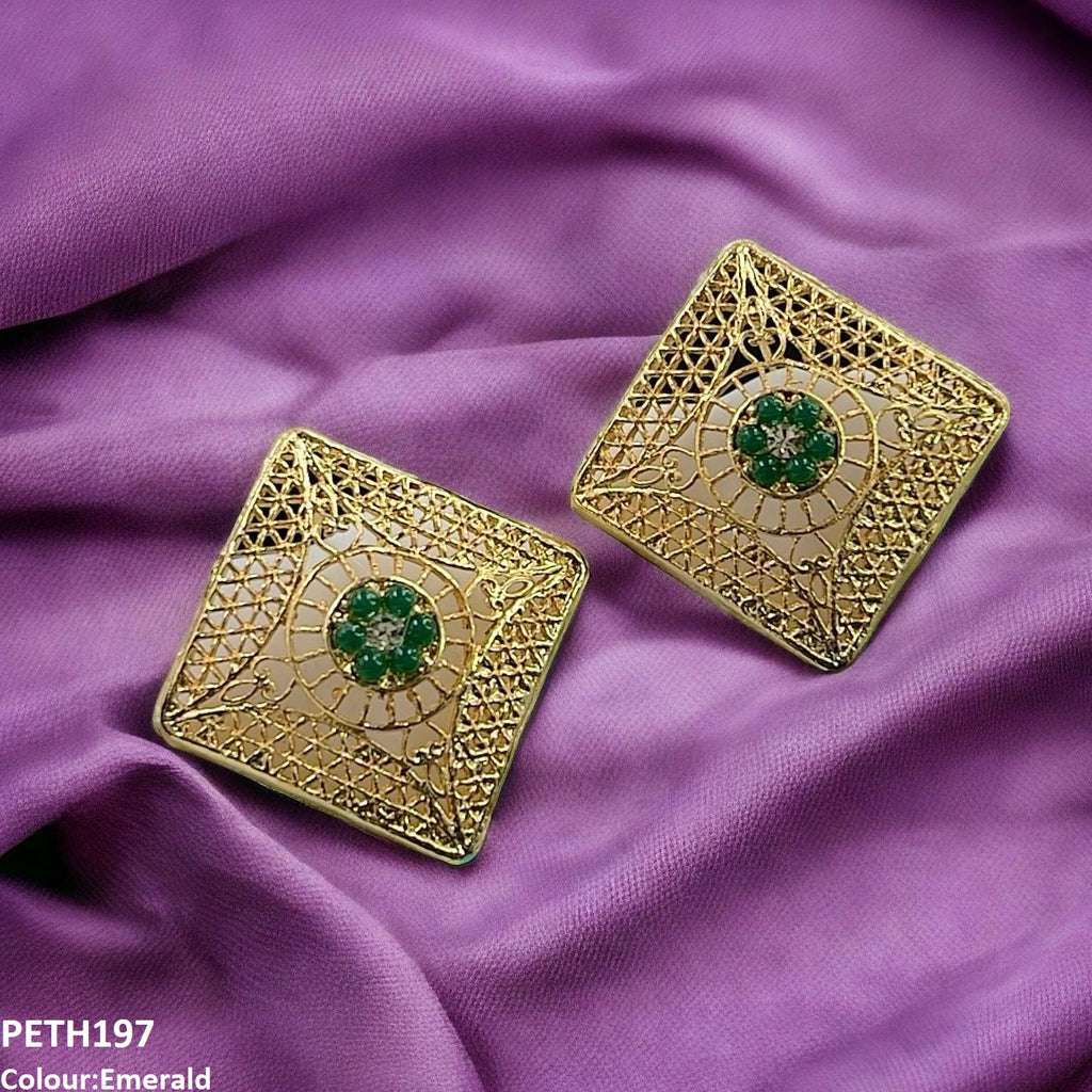 Flower/Square Tops Pair