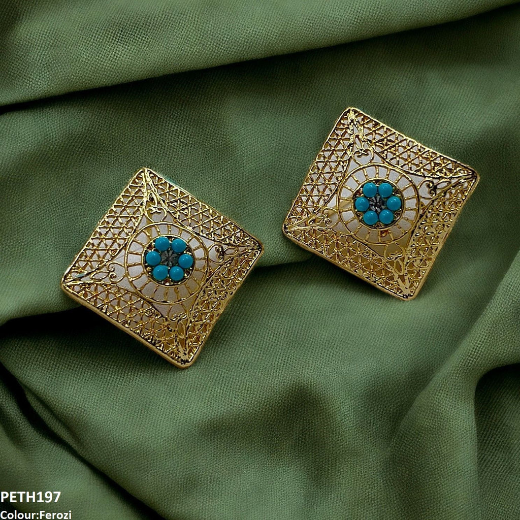 Flower/Square Tops Pair