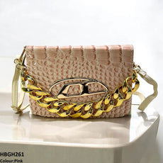 Chain Oval Batch Hand Bag