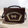 Crocodile Pattern Hand Bag