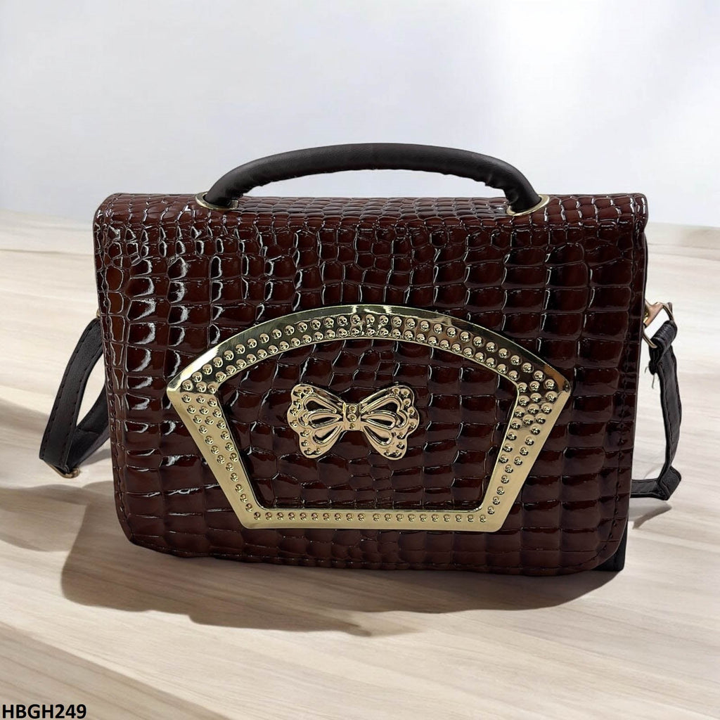 Crocodile Pattern Hand Bag