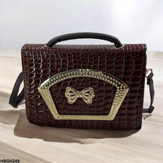 Crocodile Pattern Hand Bag