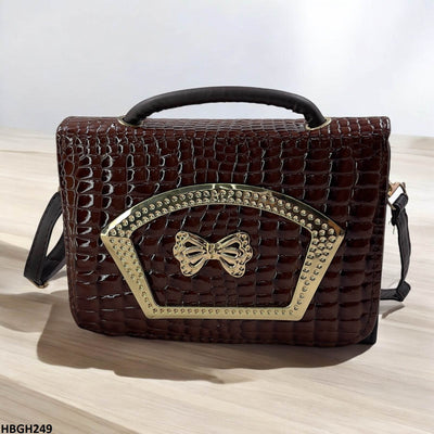 Crocodile Pattern Hand Bag