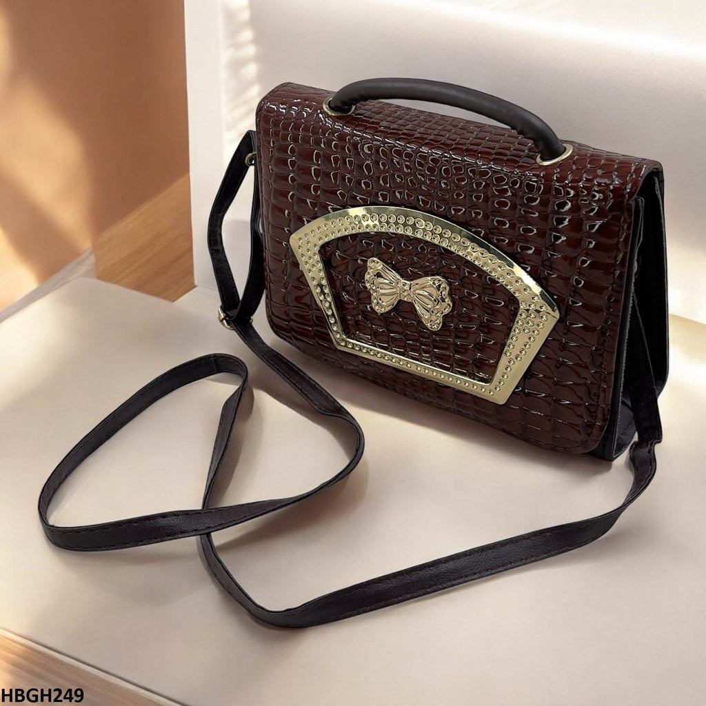 Crocodile Pattern Hand Bag