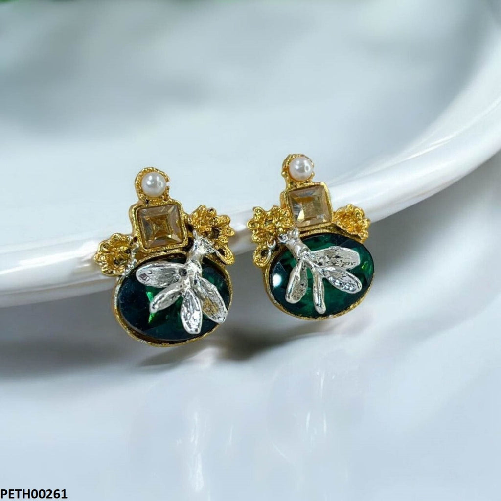Oval Leaf Tops Pair