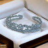 Baguette Stone Studded Bracelet Openable