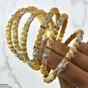 Flower/Drum Bangles 6 Pcs Set