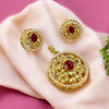 Flower Oval Pendant Set