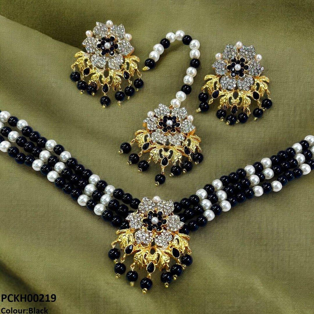 Flower Neck Choker Set