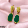 Oval Drop Earring