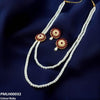 Tear Flower Pearl Mala Set