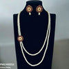 Tear Flower Pearl Mala Set