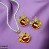 Flower Round Pendant Set