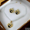 Flower Round Pendant Set